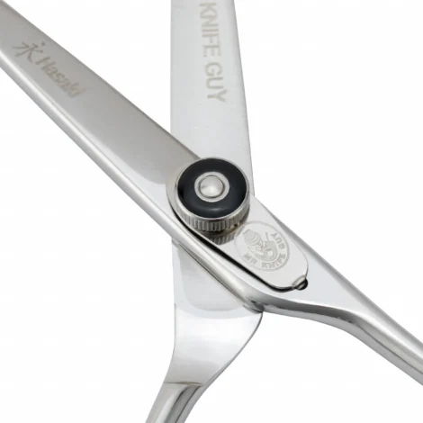Hinge detail on the Moderna scissors