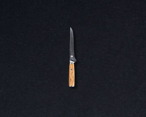 Hasaki Olive Damascus 6″ Boning Knife