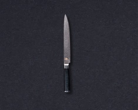 Hasaki Signature Damascus 9″ Carving Knife